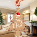 Ver imagem 4 de Kit Placas de Porta com Frases de Natal Papai Noel