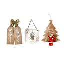 Ver imagem 1 de Kit Placas de Porta com Frases de Natal Papai Noel