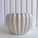 Ver imagem 3 de Vaso cachepot cor areia pequeno enfeite moderno de cerâmica