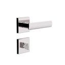 Ver imagem 1 de Fechadura Design Banheiro Roseta Quadrada 55mm Cromado 841b817cr 3f