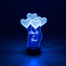 Luminária de Led - Corações para Escrever - 1