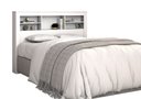 Ver imagem 3 de Cabeceira Lisboa com Prateleiras e Nicho Organizador P/ Cama Box Casal 140 Quarto Casal:branco