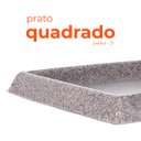 Ver imagem 2 de Prato para Vaso Quadrado Pedra 21 Afort