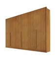 Ver imagem 1 de Guarda-roupa Casal 6 Portas 9 Gavetas 2,70m - Ibiza-nature - Bianchi Móveis
