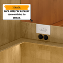 Ver imagem 6 de Penteadeira Camarim com Espelho 2 Portas com Vidro Reflecta e 1 Gavetas com Divisória Star