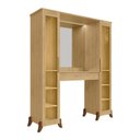 Ver imagem 2 de Penteadeira Camarim com Espelho 2 Portas com Vidro Reflecta e 1 Gavetas com Divisória Star