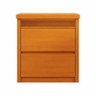 Mesa de Cabeceira 2 Gavetas 100%mdf Paolo - Bettio Móveis - 1
