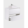 Gabinete para Banheiro com Cuba 80cm Mdf Branco Dubai - On Móveis - 4