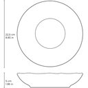 Ver imagem 2 de Prato Fundo Bio Rouxinol 22,5cm 830ml Porto Brasil Cozinha Gourmet Mesa Posta Restaurante