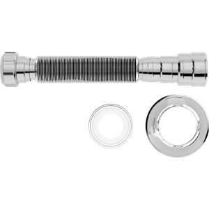 Sifao Tubo Extensivo Cromado C/ Canopla 70cm - Blukit