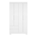 Ver imagem 2 de Guarda-Roupa Infantil 04 Portas e 02 Gavetas Olímpia Branco/Rosa/Azul/Titanium