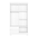 Ver imagem 4 de Guarda-Roupa Infantil 04 Portas e 02 Gavetas Olímpia Branco/Rosa/Azul/Titanium