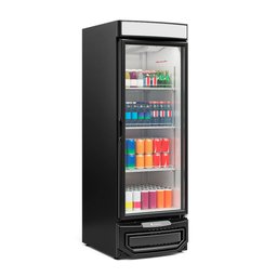 Refrigerador Vertical Frost Free GRD-57PR c/ Porta de Vidro Duplo Baixo Emissivo - Gelopar 220V - 1