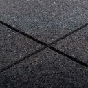 Ver imagem 1 de Kit 04 Placas Piso De Borracha Fitness 0,50 x 0,50m 16mm Preto Ultra Impact Decortech