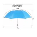 Ver imagem 7 de Guarda Chuva Proteção Solar Resistente Cabe na Bolsa Vermelh