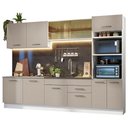 Ver imagem 3 de Armário de Cozinha Completa 310 Cm Branco/crema Agata Madesa 01