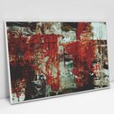 Ver imagem 1 de Quadro Decorativo em Canvas Abstrato Colors - Moldura Branca - 90 x 60cm