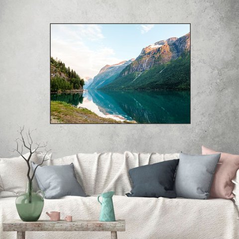 Quadro Canvas Rio Nas Montanhas 60x90