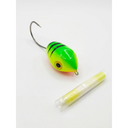 Ver imagem 2 de Isca Artificial Ocl Cururu Sapo 4,5cm 7g P/ Traíra Tucunaré Pesca Noturna Luminosa + Bastão de Luz
