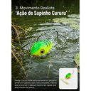 Ver imagem 7 de Isca Artificial Ocl Cururu Sapo 4,5cm 7g P/ Traíra Tucunaré Pesca Noturna Luminosa + Bastão de Luz