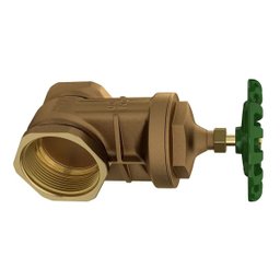 Registro Bruto de Gaveta Deca Dn100 4 Polegadas Volante Verde Obra Construçao Hidraulica - 4