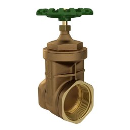 Registro Bruto de Gaveta Deca Dn100 4 Polegadas Volante Verde Obra Construçao Hidraulica - 1