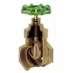 Registro Bruto de Gaveta Deca Dn100 4 Polegadas Volante Verde Obra Construçao Hidraulica - 2