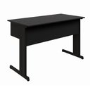 Ver imagem 5 de Mesa Escrivaninha Pés Metal 120cm x 60cm com Gaveteiro Suspenso 2 Gavetas F5 Office Cor:Preto