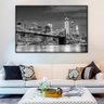 Quadro Decorativo Paisagem New York com Moldura Caixa, Ideal para Ambiente de Sala e Quarto - 1
