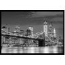 Quadro Decorativo Paisagem New York com Moldura Caixa, Ideal para Ambiente de Sala e Quarto - 2