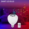 Lâmpada Musical Caixa Som 12w Bt Luz Led com Controle Rgb - 4