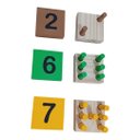 Ver imagem 4 de Jogo Numerais e Quantidades Educativos Pedagógicos Brinquedos Madeira Alfabetização Divertidos Criat