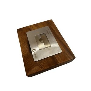 Lareira Ecológica Queimador Cozix em Aço Inox 304 30cm(molde em Madeira)