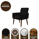 Ver imagem 7 de Kit 4 Poltronas para Sala Pés de Madeira Nina