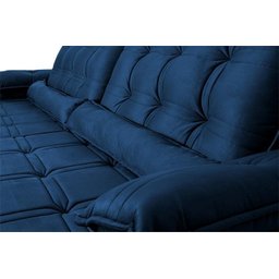 Sofá Retrátil Reclinável 230cm Ascari Suede Velut com molas Ensacadas - King House - 6