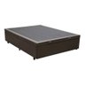 Cama Viuva Box Baú 128x188 - Corino - Marrom - 1
