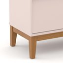 Ver imagem 3 de Cômoda Infantil Unique 3 Gavetas Rosê/eco Wood - Matic Móveis