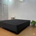 Ver imagem 5 de Base Cama Box Casal Diversas Cores (138x188x40) - Suede Preto