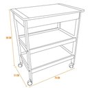 Ver imagem 2 de Carrinho de Churrasco Madeira Maciça Imbuia