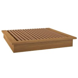 Cama Japonesa King Size Baixa sem Cabeceira Mdf Tw29 Dalla Costa - Freijó - 4