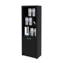 Ver imagem 2 de Armário para Escritório com 2 Portas Me4110 Preto - Tecno