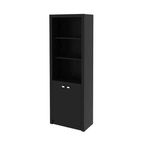 Armário para Escritório com 2 Portas Me4110 Preto - Tecno
