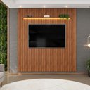 Ver imagem 4 de Painel para TV Trento 223 Ripado Freijó com LED-DJ Móveis