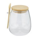 Ver imagem 1 de Porta Mantimento em Vidro Borossilicato com Tampa e Colher em Bambu 400ml 29142 - Dynasty