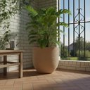 Ver imagem 5 de Vaso Decorativo Granito Areia 45cm Laos Tramontina Plástico Folhagens Flores Plantas