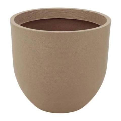 Vaso Decorativo Granito Areia 45cm Laos Tramontina Plástico Folhagens Flores Plantas