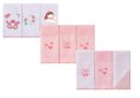 Ver imagem 1 de Kit 9 Panos de Boca Incomfral Baby Cor:rosa