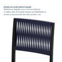 Ver imagem 5 de Kit 2 Cadeiras de Jantar Estofadas Estrutura em Aço Pintado Barcelona Azul