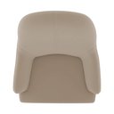 Ver imagem 5 de Poltrona Giratória 73cm Epic Veludo Bege - Sallar Home