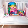 Kit Mochila Escolar com Acessórios Infantil Princesas Rosa - 3
